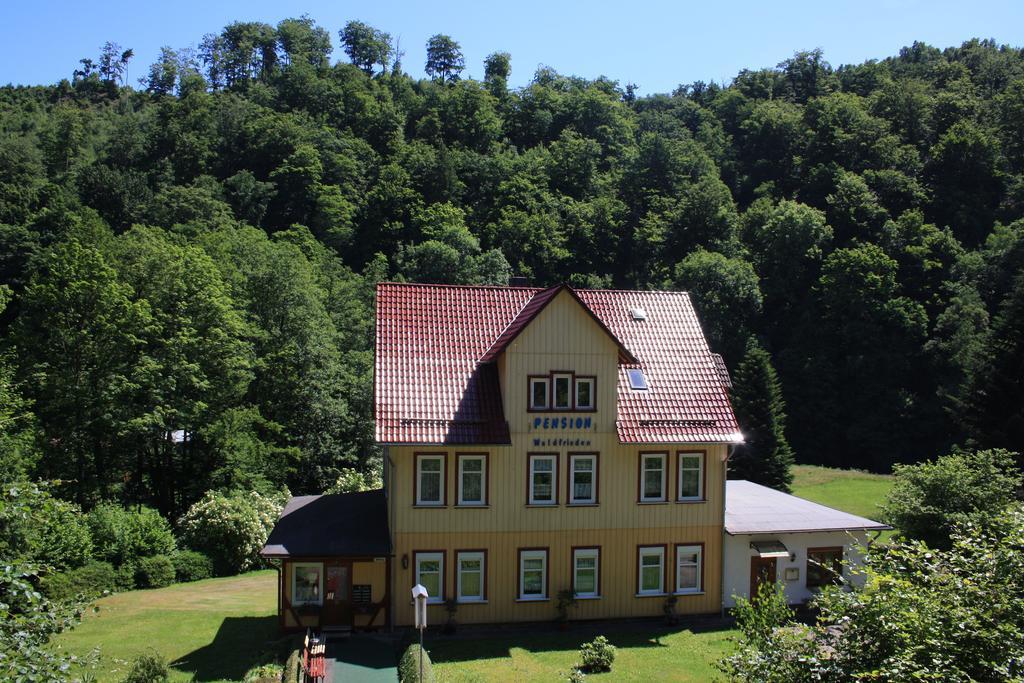 Pension Waldfrieden Thale Kültér fotó